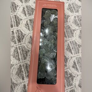 faux eucalyptus garland LED